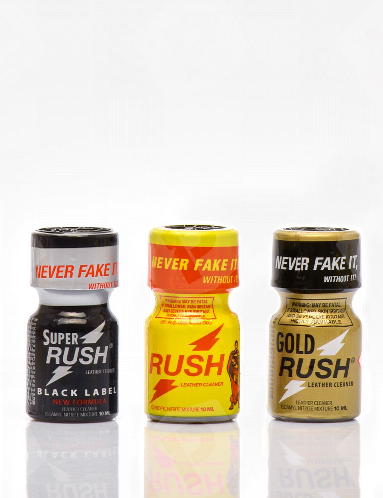 rush trio 10ml 1 rush pwd 1 super rush black 1 rush gold 1